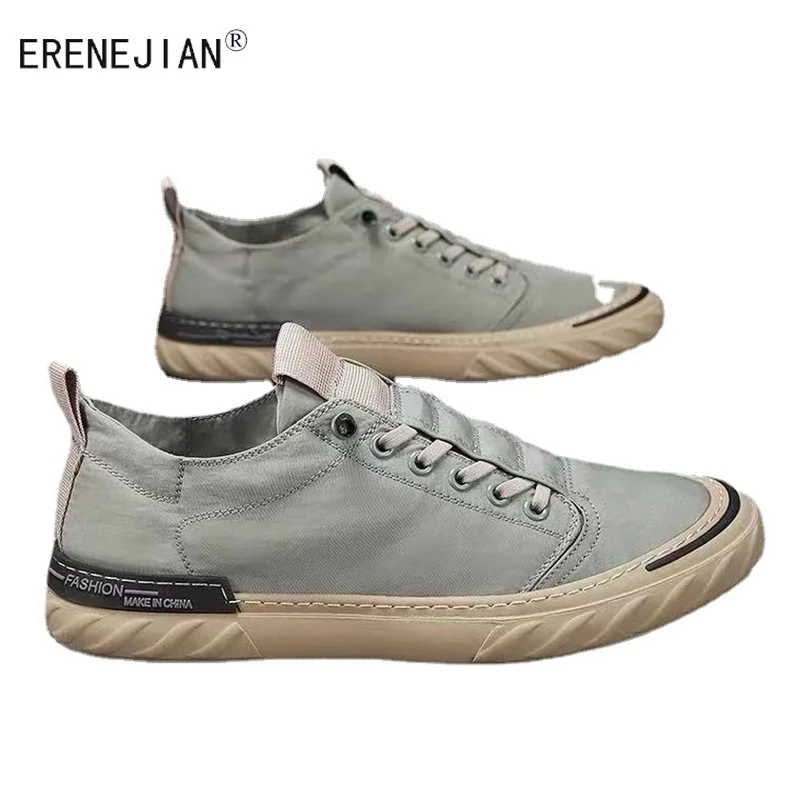 ERENEJIAN Men's Fashion Comfortable Canvas Shoes Slip On Flat Sneakers For Male Breathable Loafers Zapatos De Hombre
ERENEJIAN Men's Fashion Comfortable Canvas Shoes Slip On Flat Sneakers For Male Breathable Loafers Zapatos De Hombre