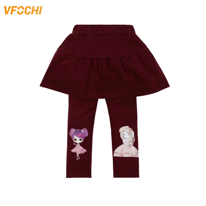 VFOCHI/2019 г. Новые леггинсы для девочек 16 цветов Осенние эластичные детские