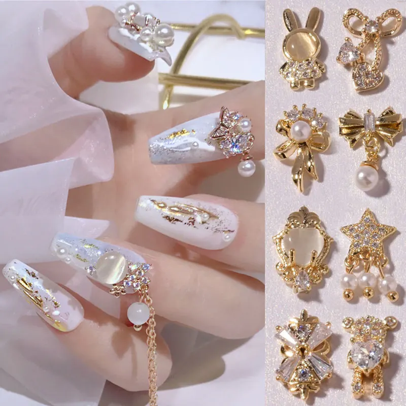 DIY Nail Jewelry 3D Bow Flower Pendant Chain 1 PC Metal Zircon Nail Diamond Manicure Decor Beauty Tools For Women Girls
DIY Nail Jewelry 3D Bow Flower Pendant Chain 1 PC Metal Zircon Nail Diamond Manicure Decor Beauty Tools For Women Girls