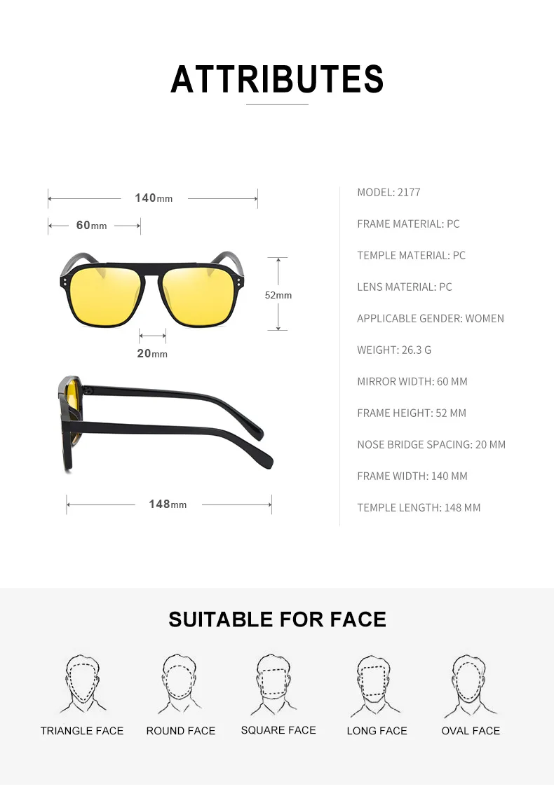 Vintage Large Box Sunglasses Men's Fashion Sunglasses Women's Multi-color Optional
Vintage Large Box Sunglasses Men's Fashion Sunglasses Women's Multi-color Optional