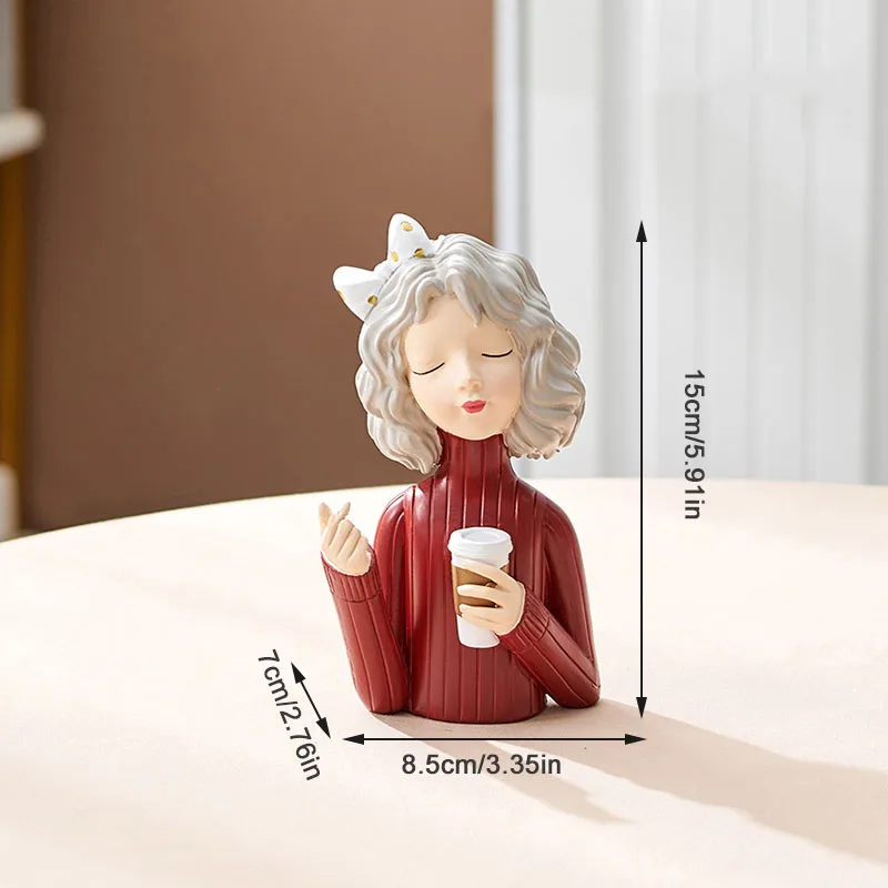 Nordic Resin Bubble Girl Sculpture Ornaments Living Room Desktop Character Model Statue Crafts Gifts Home Decoration Accessories
Nordic Resin Bubble Girl Sculpture Ornaments Living Room Desktop Character Model Statue Crafts Gifts Home Decoration Accessories