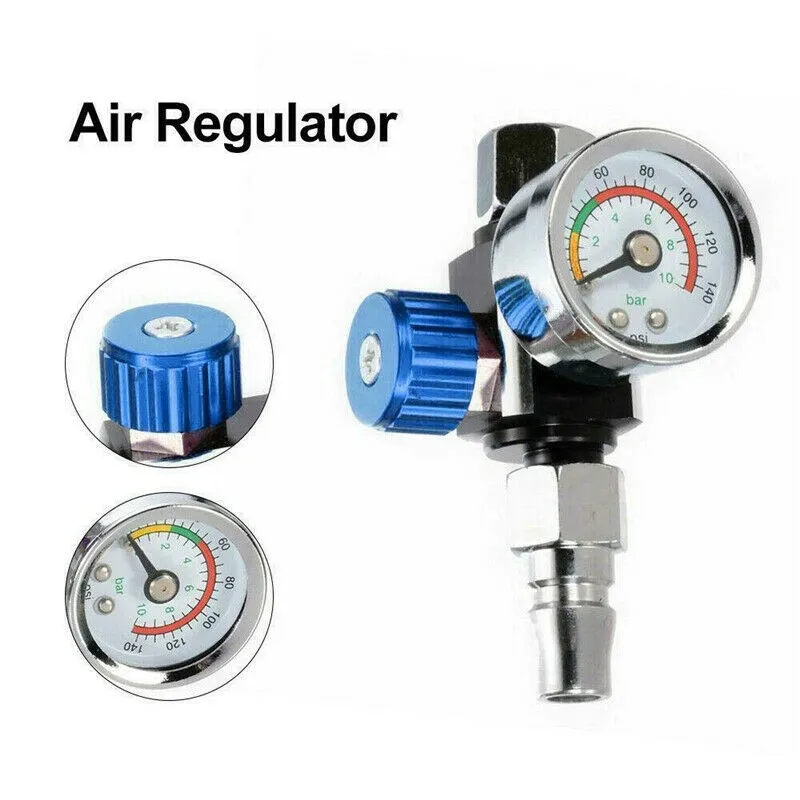 Air Valve Regulator Tool Tail Pressure Gauge Nozzle For Spray Mini 1/4" BSP Threads Air Pressure Regulator Pressure Gauge
Air Valve Regulator Tool Tail Pressure Gauge Nozzle For Spray Mini 1/4" BSP Threads Air Pressure Regulator Pressure Gauge
