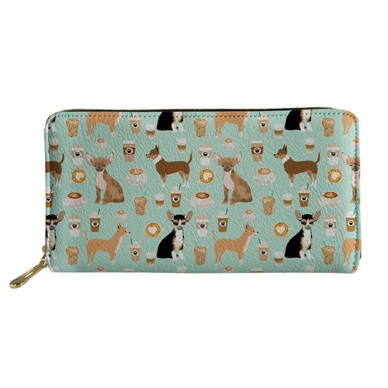 Organizer Wallets Women Cute Chihuahua Printing Long PU Leather Purse Ladies Clutch Money Bags for Females Coin Pouch
Organizer Wallets Women Cute Chihuahua Printing Long PU Leather Purse Ladies Clutch Money Bags for Females Coin Pouch