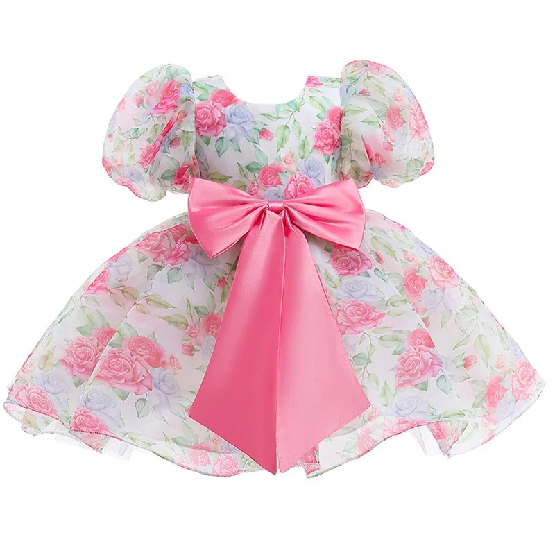 Girls' dress 2022 new mesh bubble sleeve fluffy evening dress 1-5-year-old girls' birthday communion party big bow dress
Girls' dress 2022 new mesh bubble sleeve fluffy evening dress 1-5-year-old girls' birthday communion party big bow dress