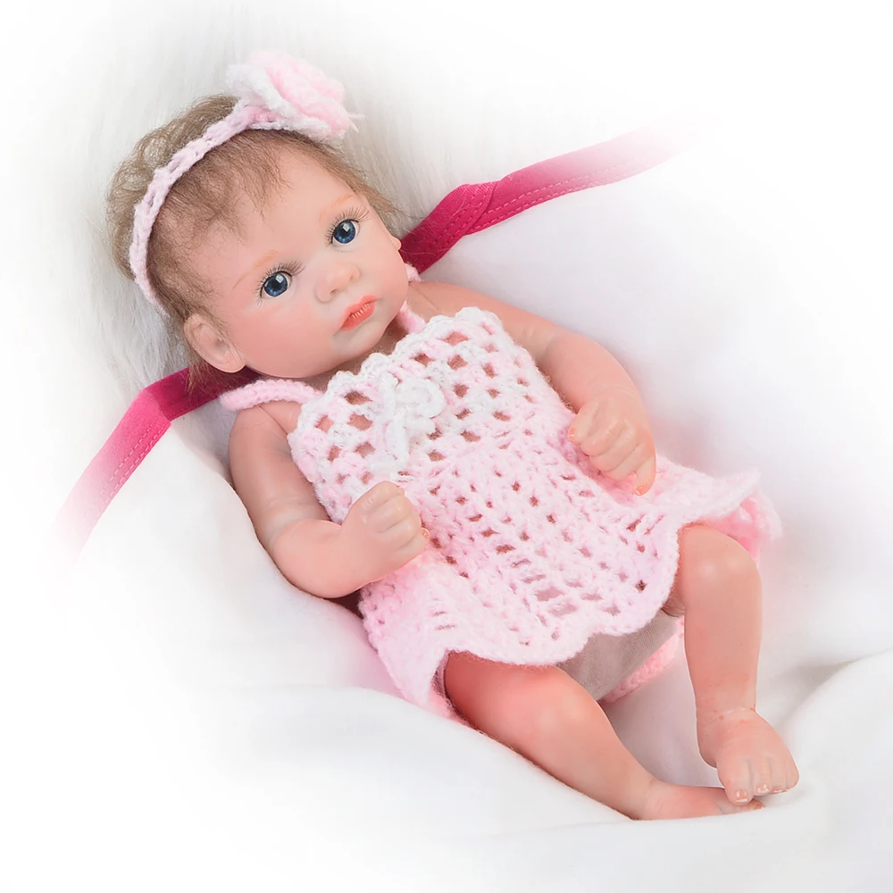 11" Princess Reborn Dolls Babies Full Silicone Vinyl Body Handmade Baby Doll Girl DIY Toy 27 cm Fashion Kids Birthday Gifts
11" Princess Reborn Dolls Babies Full Silicone Vinyl Body Handmade Baby Doll Girl DIY Toy 27 cm Fashion Kids Birthday Gifts