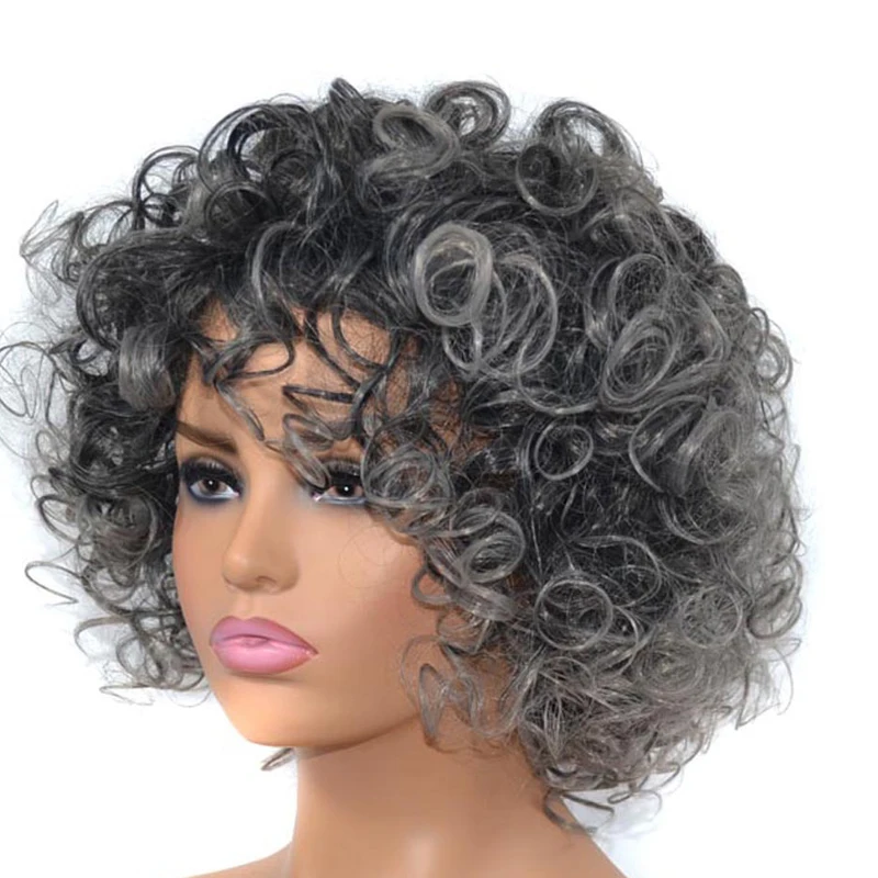 12 Inch Short Synthetic Wig Afro Kinky Curly Wigs For Black Women High Temperature Fiber Large Roll Explosive Wig
12 Inch Short Synthetic Wig Afro Kinky Curly Wigs For Black Women High Temperature Fiber Large Roll Explosive Wig
