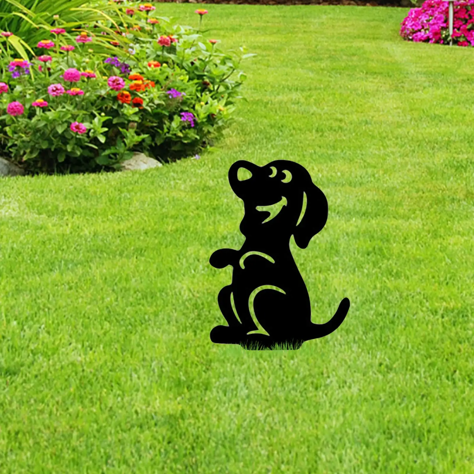 Dog Decorative Garden Sculpture Lawn Ornament Puppy Yard Silhouette Art Beware Of The Dog Decorative Stakes Gifts
Dog Decorative Garden Sculpture Lawn Ornament Puppy Yard Silhouette Art Beware Of The Dog Decorative Stakes Gifts