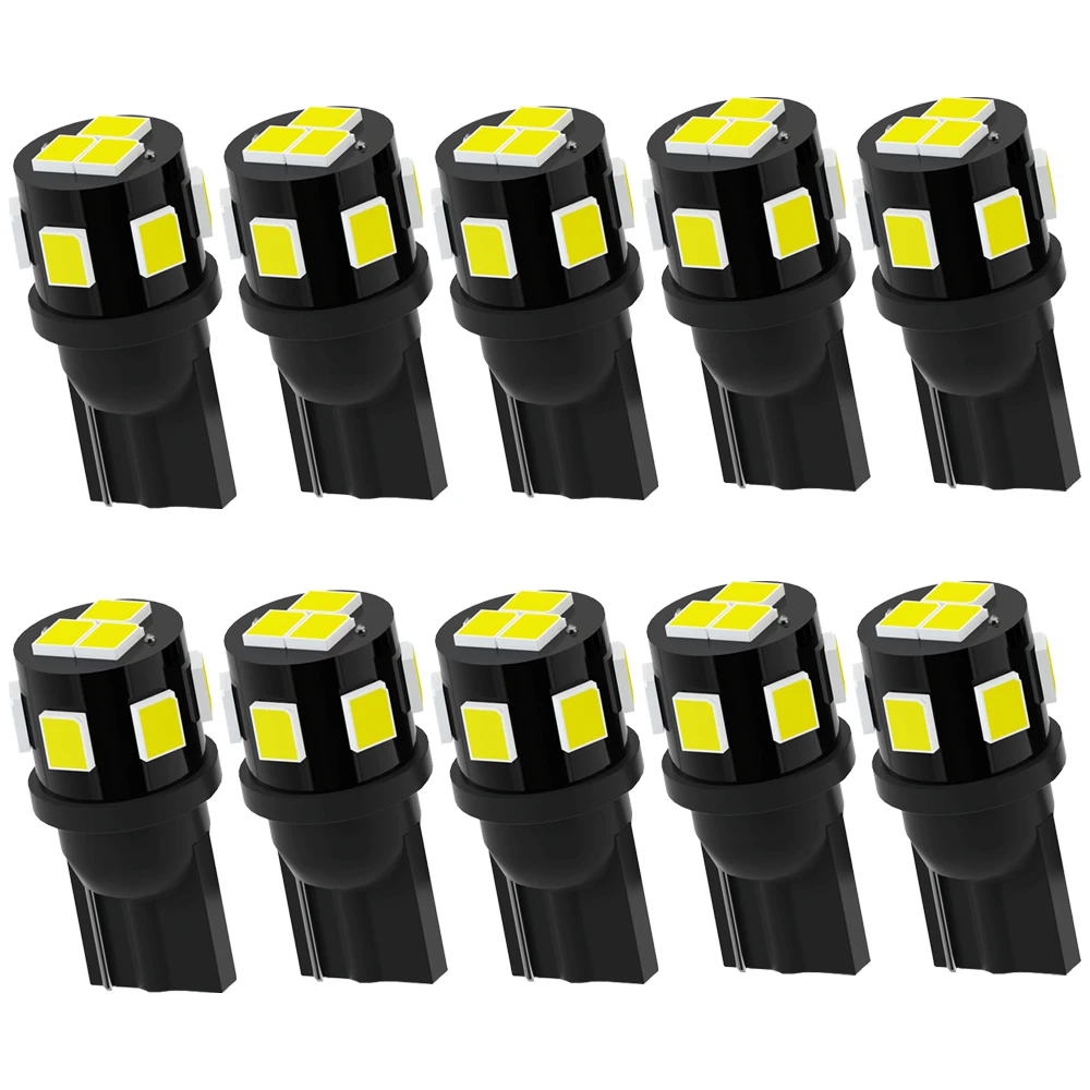 10pcs W5W 194 T10 2835 9SMD LED Car Bulb 6000K White Wedge License Plate Lamp Dome Light White Diedo High Quality 12V
10pcs W5W 194 T10 2835 9SMD LED Car Bulb 6000K White Wedge License Plate Lamp Dome Light White Diedo High Quality 12V