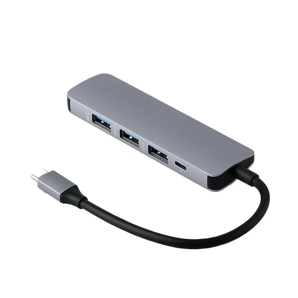 

5 in 1 USB C HUB USB-C to 3.0 HUB Thunderbolt 3 Adapter for MacBook Samsung Galaxy S9/S8 Huawei P20 Pro Type C USB HUB