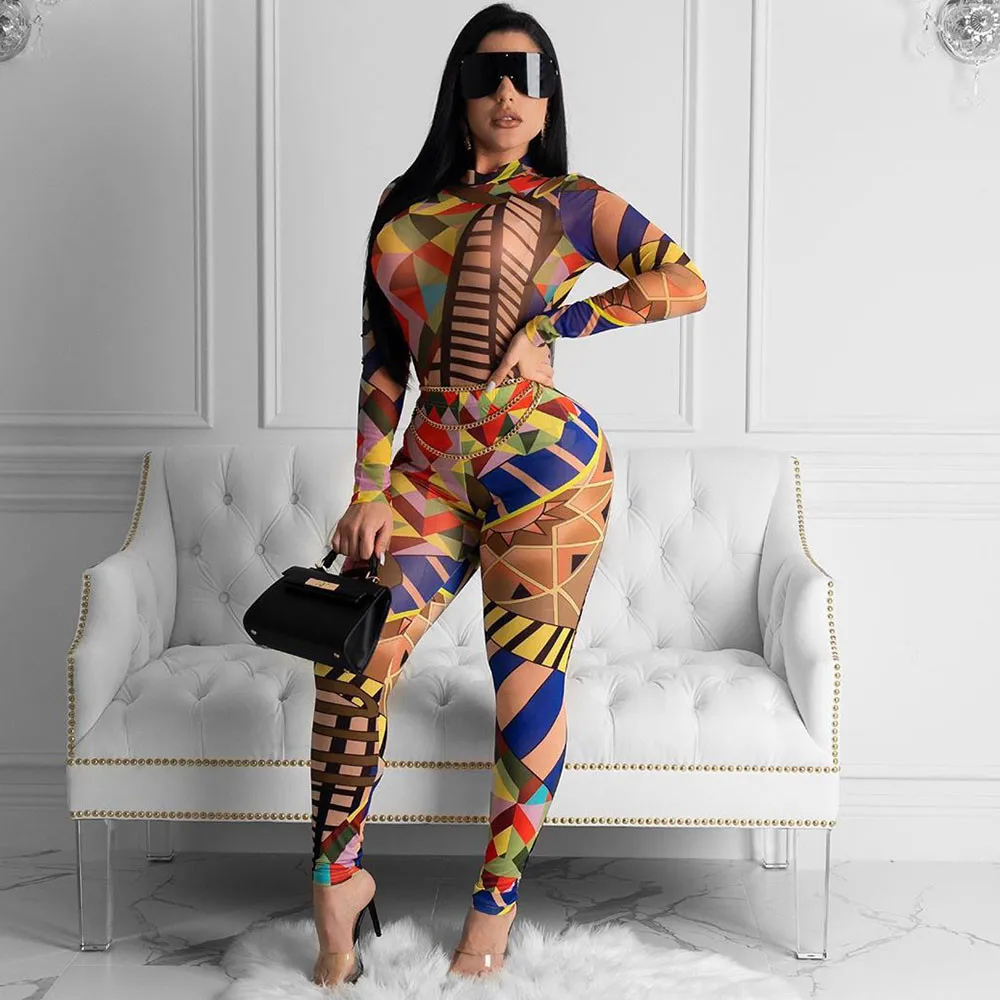 Colorful Plaid Print Bodycon Jumpsuit 2020 Women Costumes Long Sleeve Skinny One Piece Romper Elegant Birthday Party Overalls
Colorful Plaid Print Bodycon Jumpsuit 2020 Women Costumes Long Sleeve Skinny One Piece Romper Elegant Birthday Party Overalls