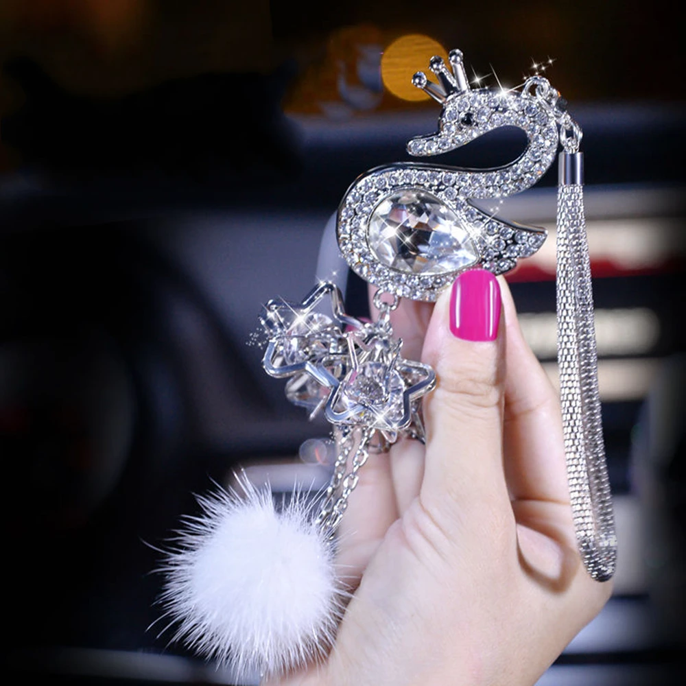Car Rearview Mirror Pendant Diamond Crystal Hanging Ornaments Girl Women Birthday Gift Coche Decoration Accessories Interior
Car Rearview Mirror Pendant Diamond Crystal Hanging Ornaments Girl Women Birthday Gift Coche Decoration Accessories Interior