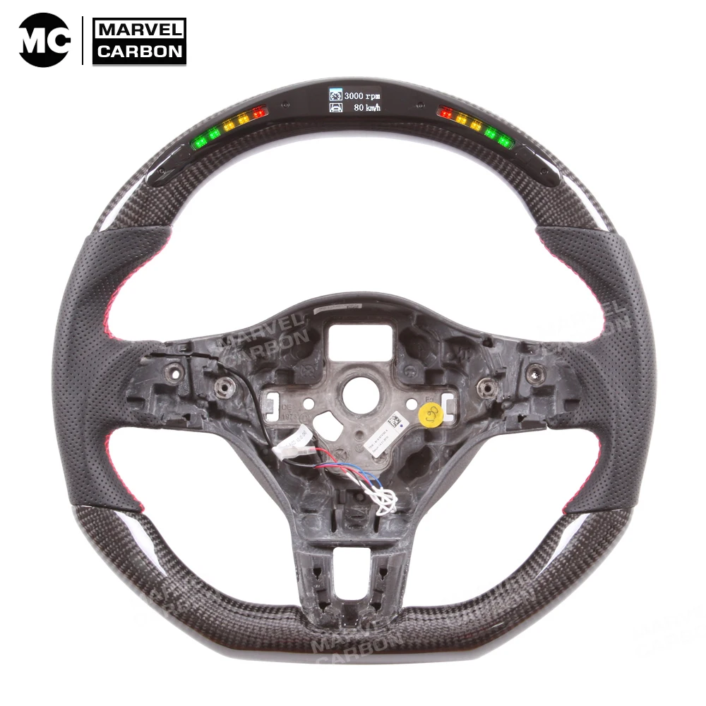 Real Display Carbon Fiber LED Performance Steering Wheel Display Compatible for Volkswagen
Real Display Carbon Fiber LED Performance Steering Wheel Display Compatible for Volkswagen