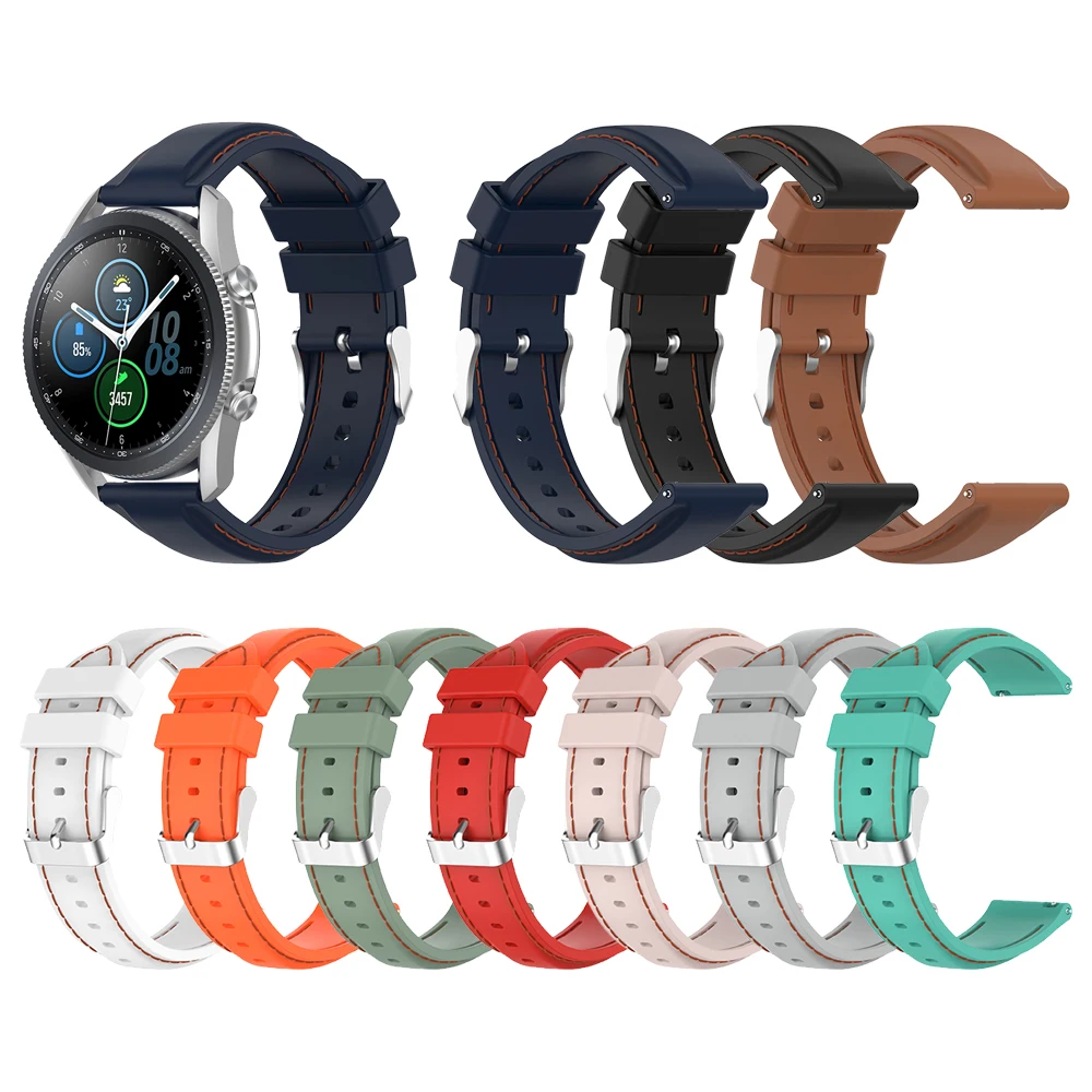 Ремешок силиконовый для наручных часов Samsung Galaxy Watch 3 45 мм 41 мм, браслет для Galaxy Watch 46 мм 42 мм/Active 2/Gear S3
Ремешок силиконовый для наручных часов Samsung Galaxy Watch 3 45 мм 41 мм, браслет для Galaxy Watch 46 мм 42 мм/Active 2/Gear S3