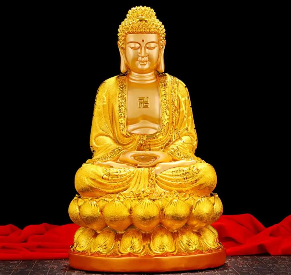 Статуэтка Будды Sakyamuni Подарочная Золотая статуэтка Будды резьба украшение для дома
Статуэтка Будды Sakyamuni Подарочная Золотая статуэтка Будды резьба украшение для дома