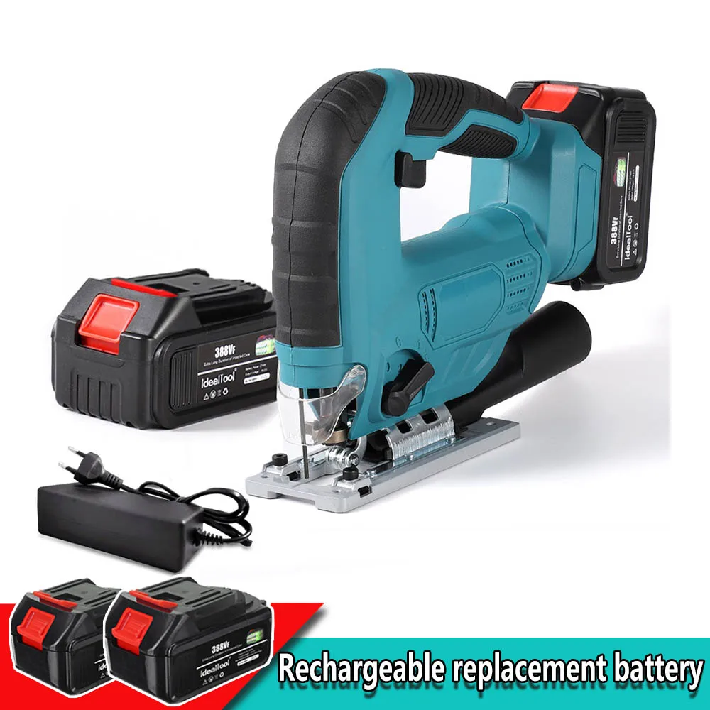 20V 65mm 2700RPM Cordless Jigsaw Electric Jig Saw Portable Multi-Function Woodworking Power Tool for Makita 18V Battery
20V 65mm 2700RPM Cordless Jigsaw Electric Jig Saw Portable Multi-Function Woodworking Power Tool for Makita 18V Battery
