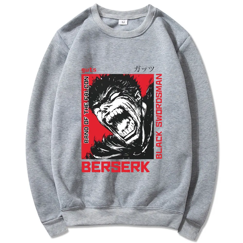 2021 Japanese Comics Dark Berserk Guts Sweatshirt Fashion Print Male Sweatshirts Women Cartoons Super Cool Pullover Sportswear
2021 Japanese Comics Dark Berserk Guts Sweatshirt Fashion Print Male Sweatshirts Women Cartoons Super Cool Pullover Sportswear