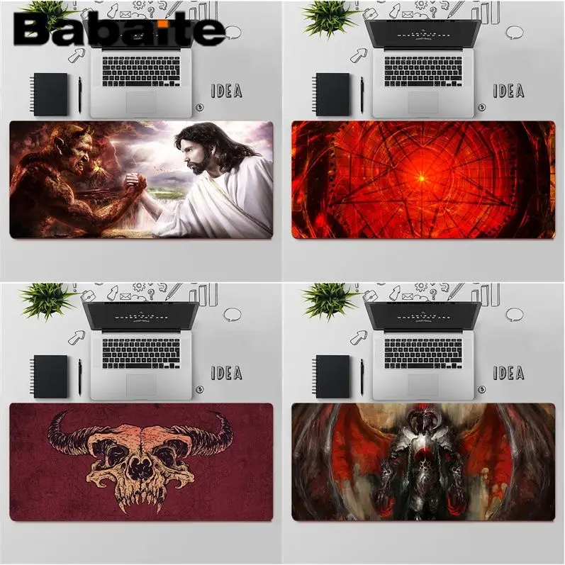 Babaite Top Quality Devil Satan laptop Gaming mouse pad Free Shipping Large Mouse Pad Keyboards Mat 
Babaite Top Quality Devil Satan laptop Gaming mouse pad Free Shipping Large Mouse Pad Keyboards Mat