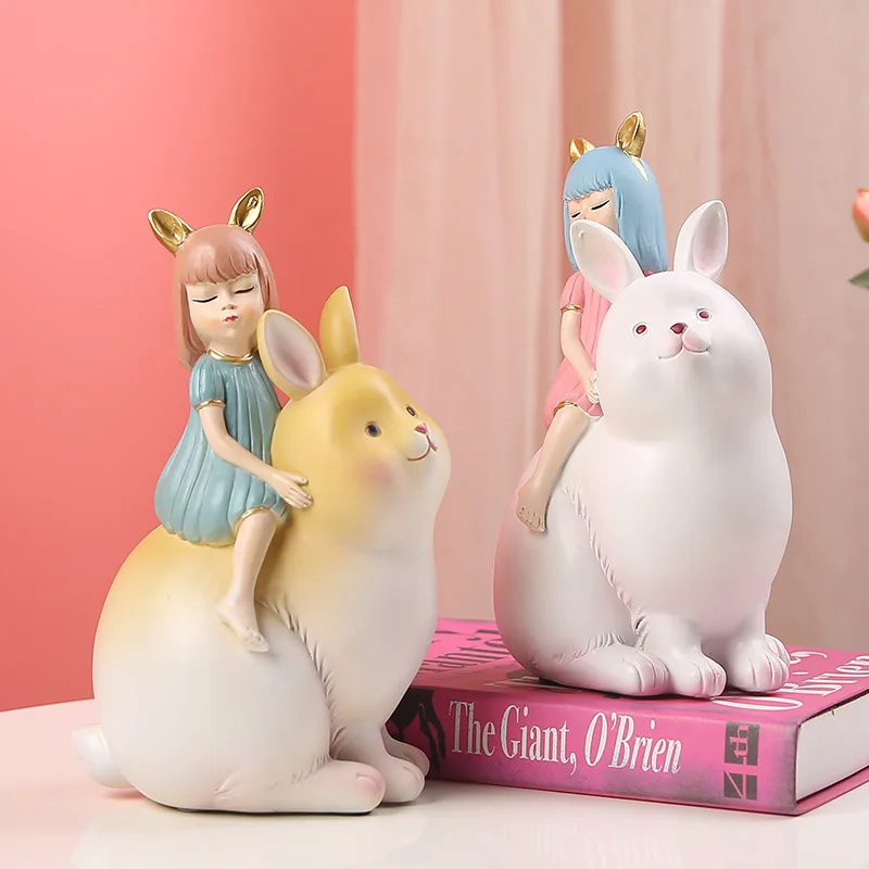 Nordic Creative Resin Crafts Animal Girl Home Figures For Home Decor Ornaments Room Decoration Accessories for Bedroom Girl Gift
Nordic Creative Resin Crafts Animal Girl Home Figures For Home Decor Ornaments Room Decoration Accessories for Bedroom Girl Gift