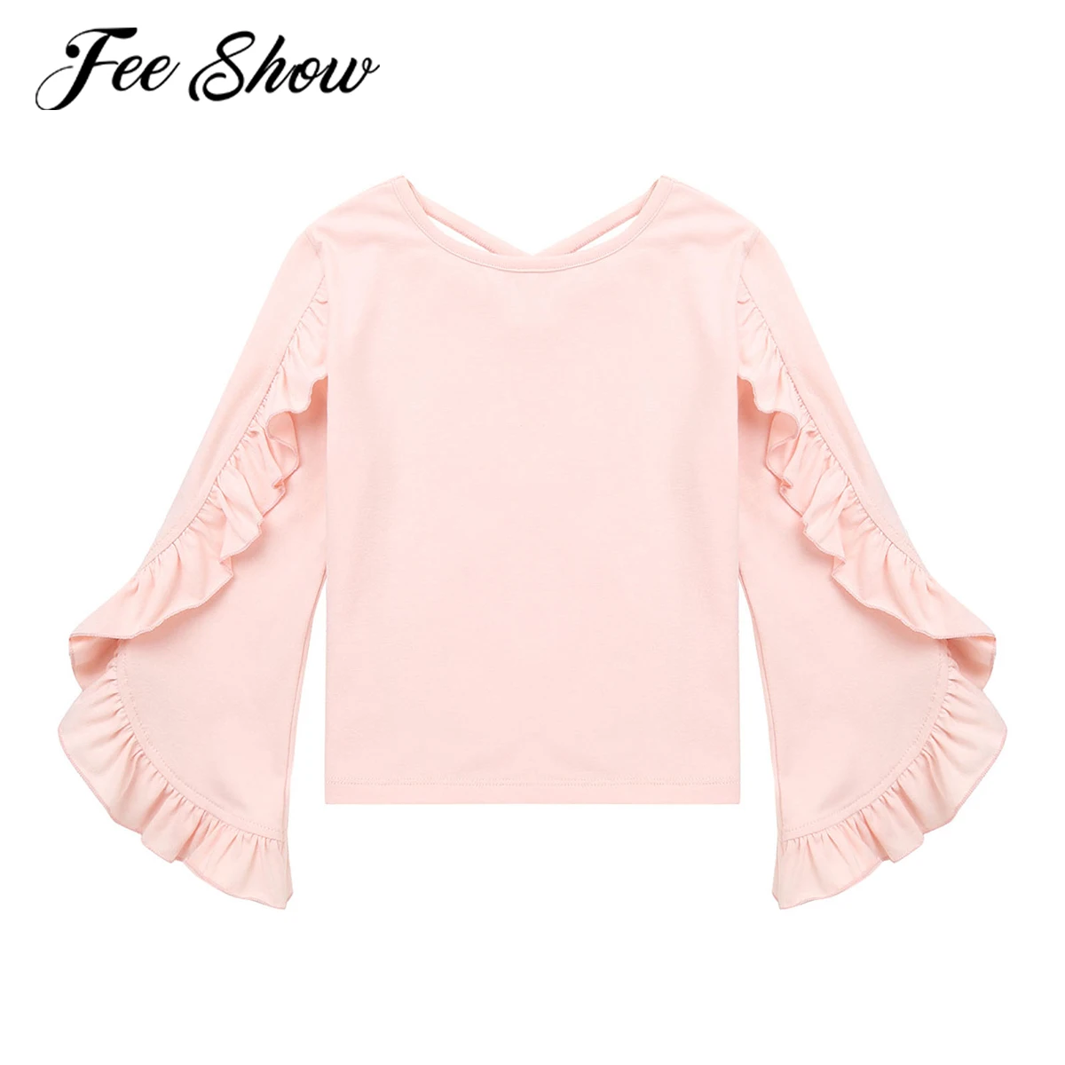 New Spring Autumn Girls T-shirt Fashion Solid Color Ruffles Flare Long Sleeve T Shirts Casual Cotton Kids Tops Clothes Blouse
New Spring Autumn Girls T-shirt Fashion Solid Color Ruffles Flare Long Sleeve T Shirts Casual Cotton Kids Tops Clothes Blouse
