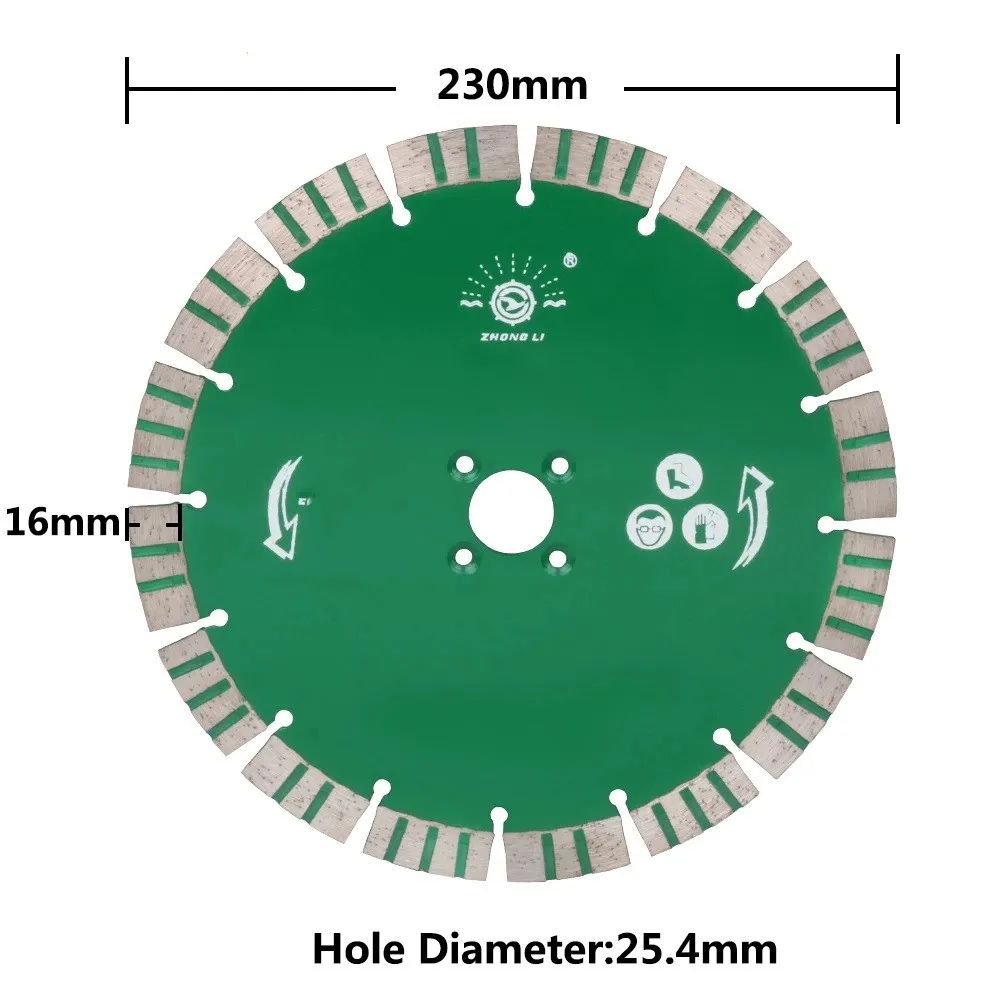 9 Inch 230mm Diamond Saw Blade Cutting Wheel Disc Segmented Rim Circle Blades For Concrete Marble Tile 25.4mm Hole Cutting Disc
9 Inch 230mm Diamond Saw Blade Cutting Wheel Disc Segmented Rim Circle Blades For Concrete Marble Tile 25.4mm Hole Cutting Disc