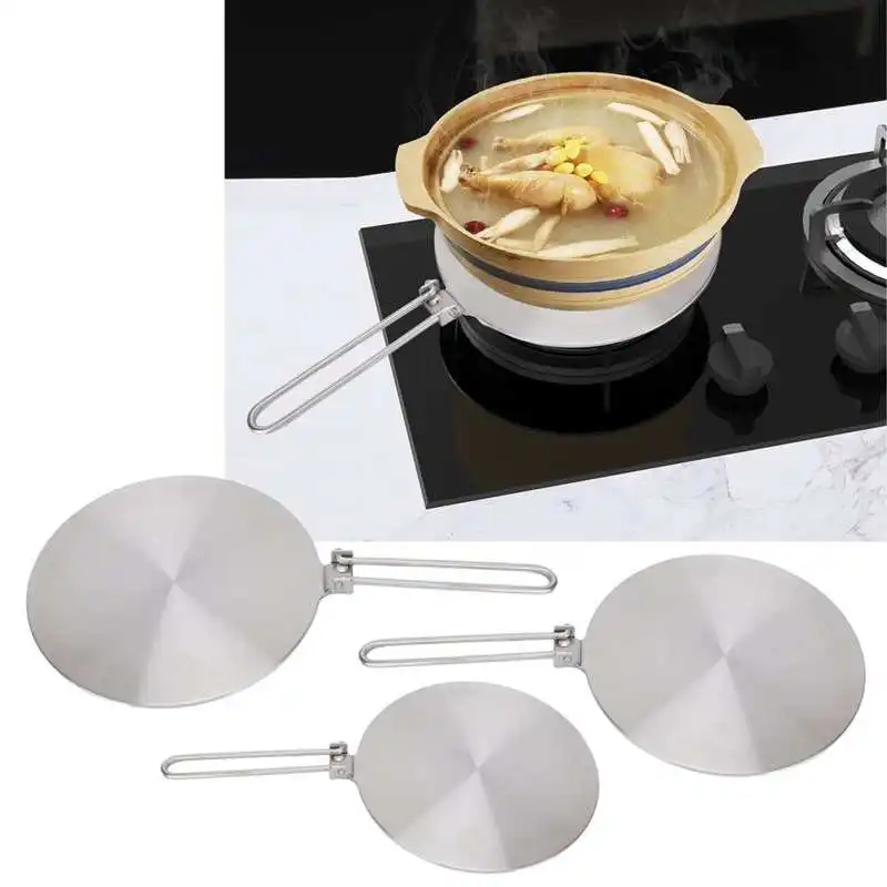 Stainless Steel Heat Diffuser Plate Kitchen Induction Cooker Heat Transfer Ring Plate Cookware Accessory 20#
Stainless Steel Heat Diffuser Plate Kitchen Induction Cooker Heat Transfer Ring Plate Cookware Accessory 20#