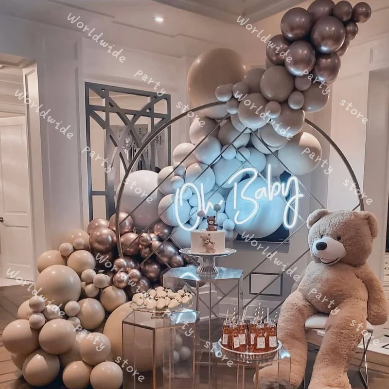 Baby Shower Metal Rose Gold DIY Matte Gray Balloon Garland Double Apricot Balloon Arch Wedding Birthday Party Baptism Decor
Baby Shower Metal Rose Gold DIY Matte Gray Balloon Garland Double Apricot Balloon Arch Wedding Birthday Party Baptism Decor