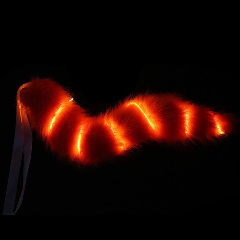 Faux Fur Kitten Ears Headband with LED Light Up Plush Long Tail Set Anime Dress Up Animal Cosplay Costume Party Props
Faux Fur Kitten Ears Headband with LED Light Up Plush Long Tail Set Anime Dress Up Animal Cosplay Costume Party Props