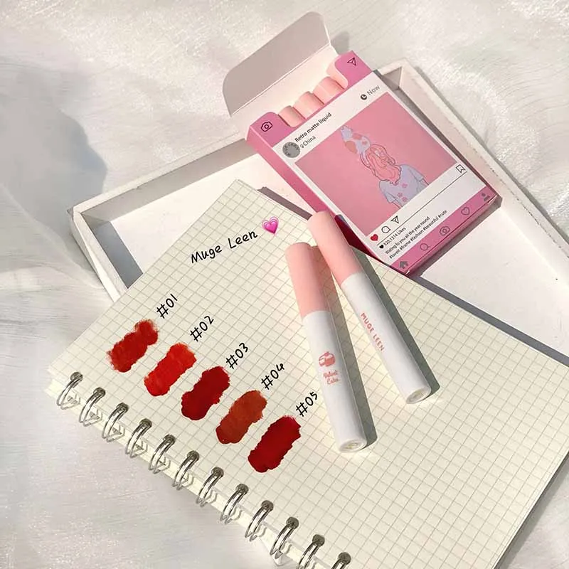5 Sticks Lipstick Small Fragran Smoke Surface Lasting Waterproof Non-stick Cup Lip Glaze Non-fading Lipstick Matte Lip Gloss
5 Sticks Lipstick Small Fragran Smoke Surface Lasting Waterproof Non-stick Cup Lip Glaze Non-fading Lipstick Matte Lip Gloss