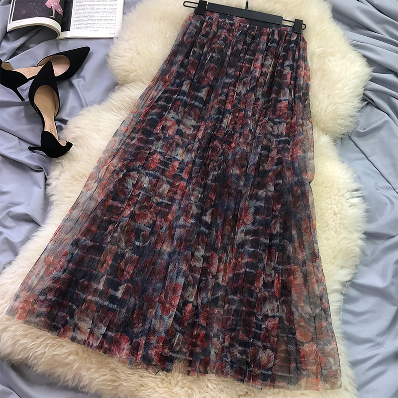 in New shows star same tie dye printing hang down nets yarn pleated skirt of tall waist long skirts fairy skirt
in New shows star same tie dye printing hang down nets yarn pleated skirt of tall waist long skirts fairy skirt
