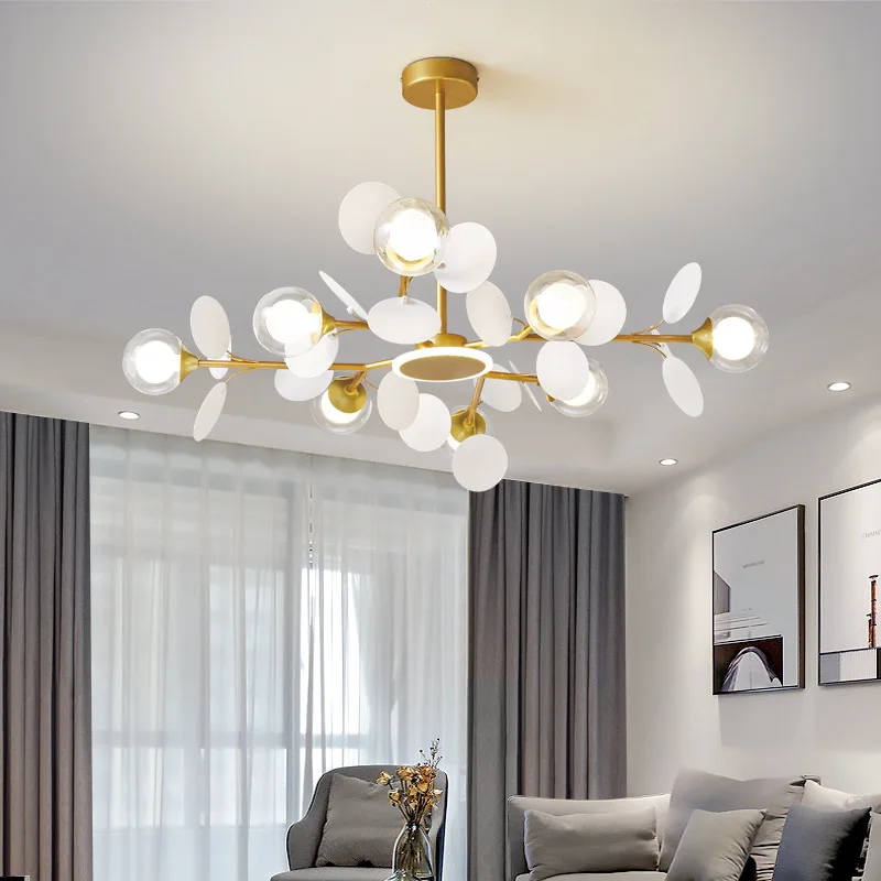 Luxury Led Chandeliers for Living Room Nordic LOFT Metal Indoor Decor Glass Ball Bedroom Lighting Dining Bar Stairs Hanging Lamp
Luxury Led Chandeliers for Living Room Nordic LOFT Metal Indoor Decor Glass Ball Bedroom Lighting Dining Bar Stairs Hanging Lamp