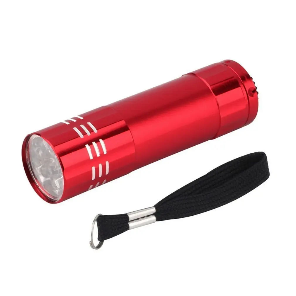 Multifunction 9 LEDs Flashlight UV Purple Light Aluminum Alloy Torch Energy Saving Portable Paper Money Checking Lamp
Multifunction 9 LEDs Flashlight UV Purple Light Aluminum Alloy Torch Energy Saving Portable Paper Money Checking Lamp