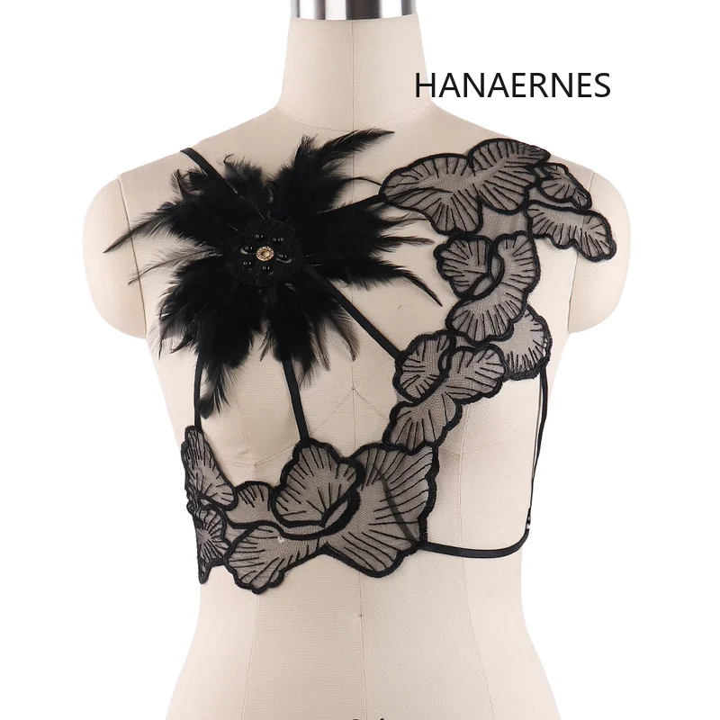 Women Sexy Lingerie Gothic Crop Tops Out Elastic Cage Bra Bandage Strappy Halter Bra Bustier Tops Harness Feather Lace Underwear
Women Sexy Lingerie Gothic Crop Tops Out Elastic Cage Bra Bandage Strappy Halter Bra Bustier Tops Harness Feather Lace Underwear