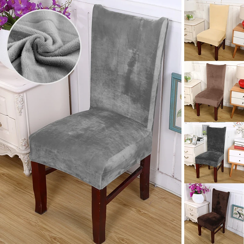 2021 New Velvet Dining Chair Cover Stretch Slipcovers Plush Chair Covers Washable For Hotel Dining Decoration Office 12 Color
2021 New Velvet Dining Chair Cover Stretch Slipcovers Plush Chair Covers Washable For Hotel Dining Decoration Office 12 Color