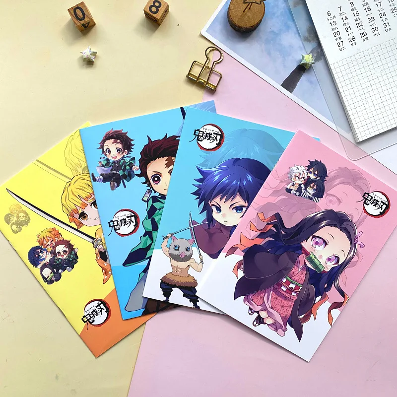4 PCS/SET Random style Demon Slayer Kimetsu no Yaiba Kamado Tanjirou Agatsuma Zenitsu notebook Model Book Notepad Gift 21*14CM
4 PCS/SET Random style Demon Slayer Kimetsu no Yaiba Kamado Tanjirou Agatsuma Zenitsu notebook Model Book Notepad Gift 21*14CM