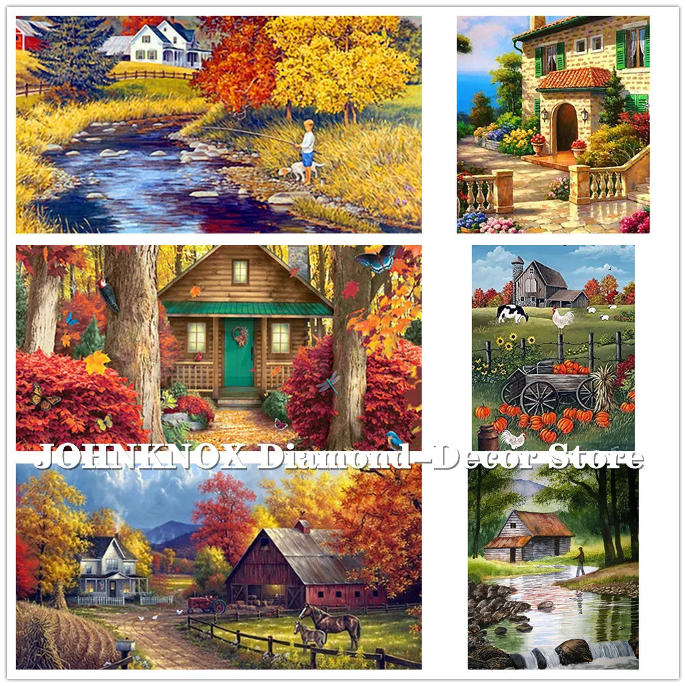 5D Diy Diamond Painting Autumn Scenery Full Square Round Drill Diamond Embroidery Cross Stitch Mosaic Art Home Decor Gifts
5D Diy Diamond Painting Autumn Scenery Full Square Round Drill Diamond Embroidery Cross Stitch Mosaic Art Home Decor Gifts