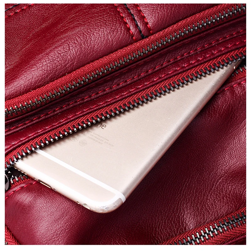 Korean Style Leisure Soft Leather Female Bag 2018 Multifunction Travel Bag Mini school Bag Mom Women Shoulder Bag Sac A Dos
Korean Style Leisure Soft Leather Female Bag 2018 Multifunction Travel Bag Mini school Bag Mom Women Shoulder Bag Sac A Dos