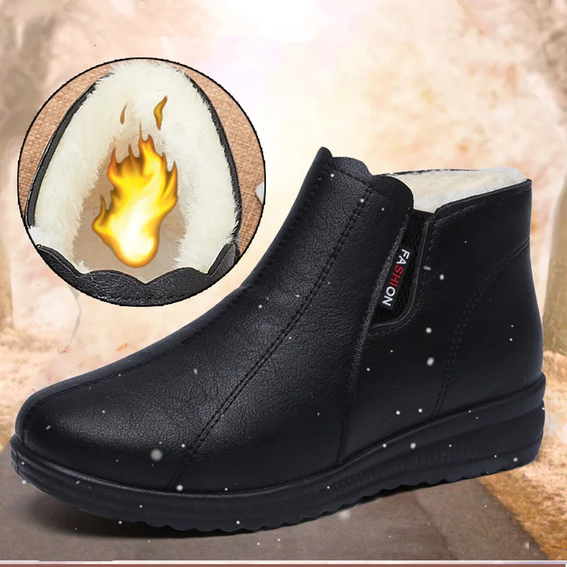 Size 41 Winter Boots Women 2021 New Soft Bottom Winter Warm Plush Non-slip Female Snow Booties Fashion Casual Flat Cotton Shoes
Size 41 Winter Boots Women 2021 New Soft Bottom Winter Warm Plush Non-slip Female Snow Booties Fashion Casual Flat Cotton Shoes