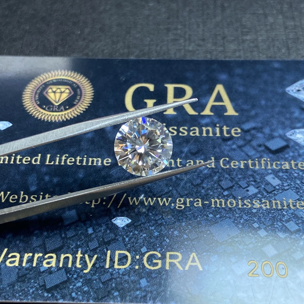 9mm D Color Lab diamond Moissanite 3ct VVS1 Excellent Cut fashion Ring Jewelry Making DIY
9mm D Color Lab diamond Moissanite 3ct VVS1 Excellent Cut fashion Ring Jewelry Making DIY