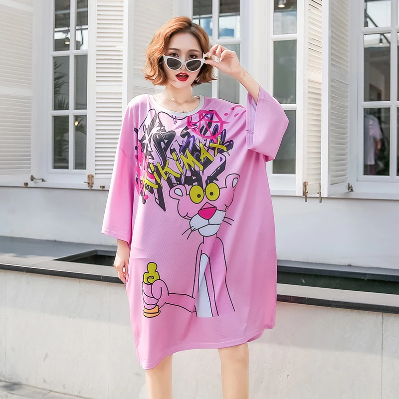 Top Fashion Oversized T-Shirts Women Pocket Cute Cartoon Print Short Sleeve Tops Female Casual Simple Streetwear Loose Tees 2021
Top Fashion Oversized T-Shirts Women Pocket Cute Cartoon Print Short Sleeve Tops Female Casual Simple Streetwear Loose Tees 2021