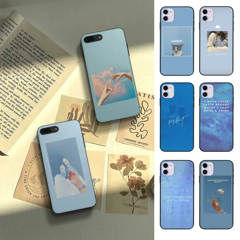 Blue Aesthetics Lyrics Phone Case Fundas Shell Cover For Iphone 6 6s 7 8 Plus Xr X Xs 11 12 13 Mini Pro Max
Blue Aesthetics Lyrics Phone Case Fundas Shell Cover For Iphone 6 6s 7 8 Plus Xr X Xs 11 12 13 Mini Pro Max
