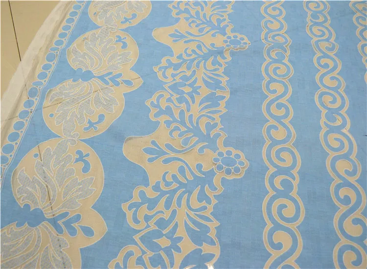 Pure soft blue hollow out pattern lace jacquard natural hemp fashion cloth dress
Pure soft blue hollow out pattern lace jacquard natural hemp fashion cloth dress