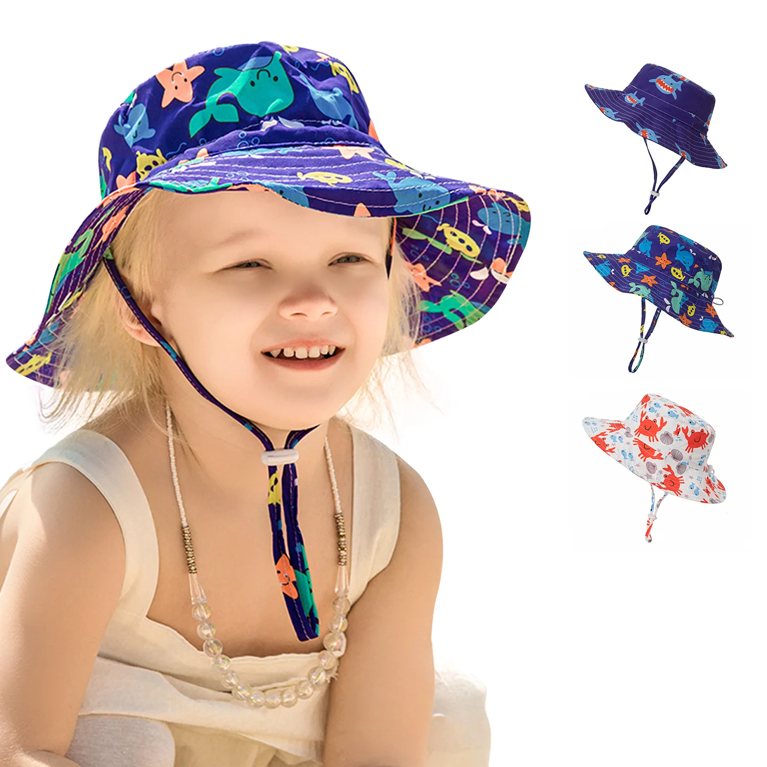 The New 2021 Marine Animals, Children's Bucket Hat Shading Spot Sea Beach Breathable Men And Women Baby Panama Hat
The New 2021 Marine Animals, Children's Bucket Hat Shading Spot Sea Beach Breathable Men And Women Baby Panama Hat