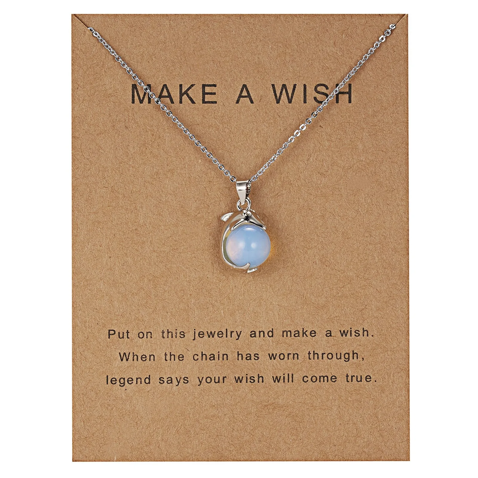 Dolphin Shape Necklace Cardboard Series Necklace Silver Color Pendant Cross Chain with Colored Stones Jewelry Gifts 1 Piece
Dolphin Shape Necklace Cardboard Series Necklace Silver Color Pendant Cross Chain with Colored Stones Jewelry Gifts 1 Piece