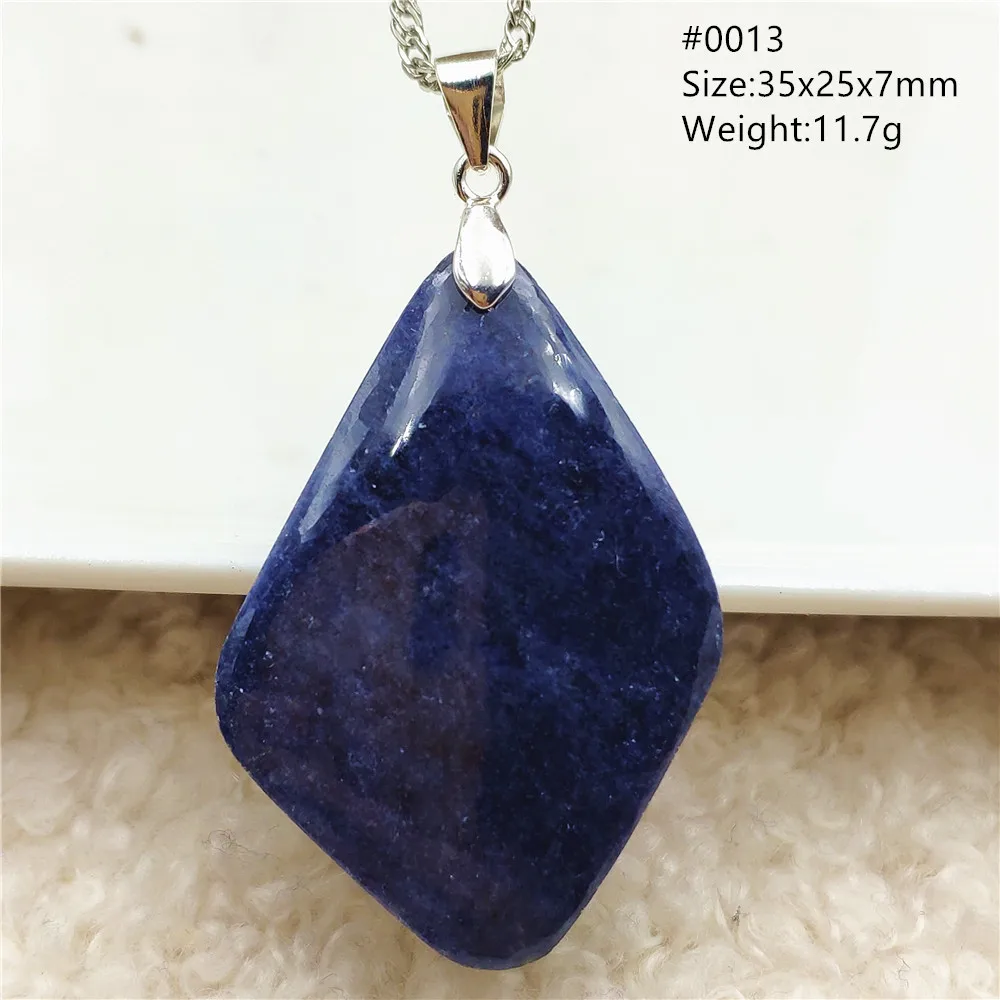 Natural Blue Sapphire Gemstone Pendant Water Drop Oval Women Man Necklace Fashion Jewelry Genuine AAAAAA | Украшения и аксессуары