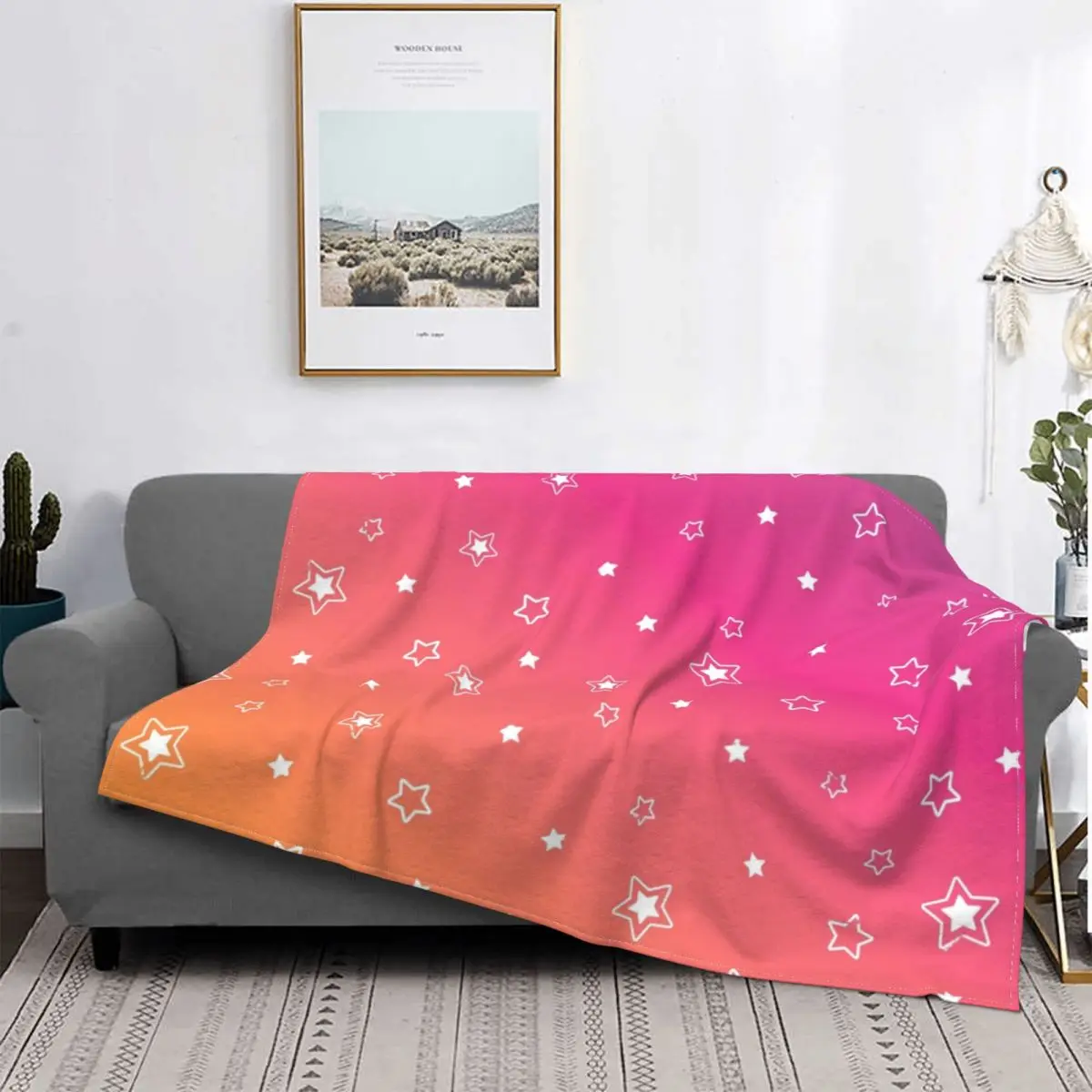 Strawberry Slushie Pink Orange Stars Blanket Stars Bright Sky Plush Warm Soft Flannel Fleece Throw Blankets For Sofa Bed Cover
Strawberry Slushie Pink Orange Stars Blanket Stars Bright Sky Plush Warm Soft Flannel Fleece Throw Blankets For Sofa Bed Cover