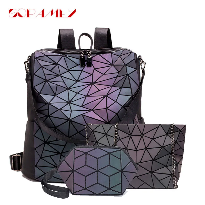 Multifunction Luminous Set Bag Irregular High-Capacity Women Backpacks Folding Men Bag High Quality School Bag Contracted Purse
Multifunction Luminous Set Bag Irregular High-Capacity Women Backpacks Folding Men Bag High Quality School Bag Contracted Purse