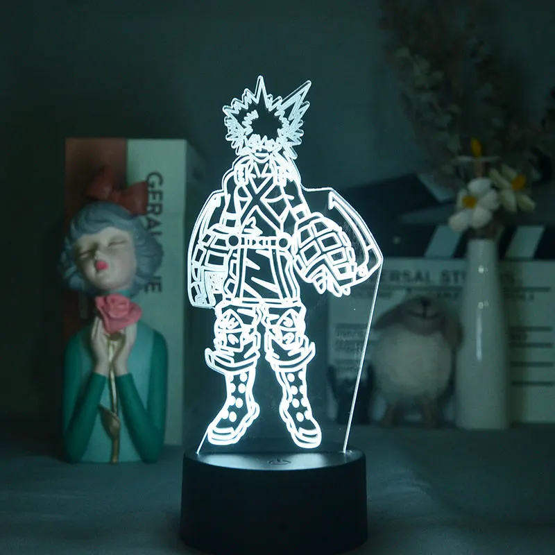 3D Bedroom Decor My Hero Academia Bakugou Katsuki Bluetooth Base Led Spotlights Chandelier Pendant Children's Night Light Gift
3D Bedroom Decor My Hero Academia Bakugou Katsuki Bluetooth Base Led Spotlights Chandelier Pendant Children's Night Light Gift