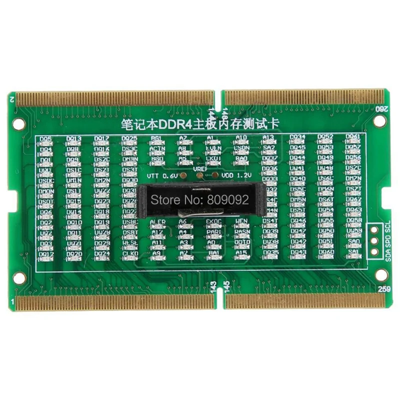 Слот для памяти материнской платы ноутбука DDR2/DDR3/DDR4 диагностический анализатор