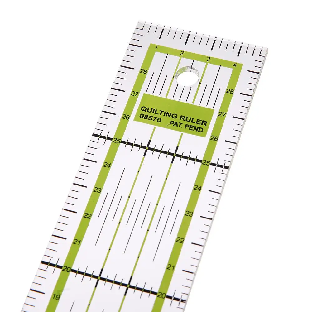 1Pcs 5*30cm Double-color Ruler Patchwork Feet Tailor Yardstick Cutting Quilting DIY Sewing Tools stationery drawing Ruler 
1Pcs 5*30cm Double-color Ruler Patchwork Feet Tailor Yardstick Cutting Quilting DIY Sewing Tools stationery drawing Ruler