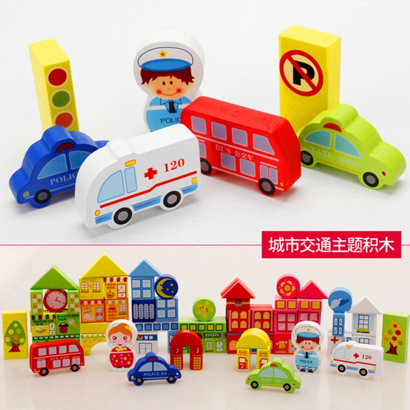 Technic Series 100pcs Wooden Toys City Traffic Scenes Geometric Shape Assembled Building Blocks Early Educational Toys
Technic Series 100pcs Wooden Toys City Traffic Scenes Geometric Shape Assembled Building Blocks Early Educational Toys